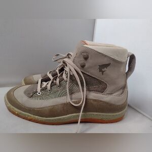 Simms Men’s Saltwater Wading Boots Size 14 Gray Lace Up Outdoor Fishing